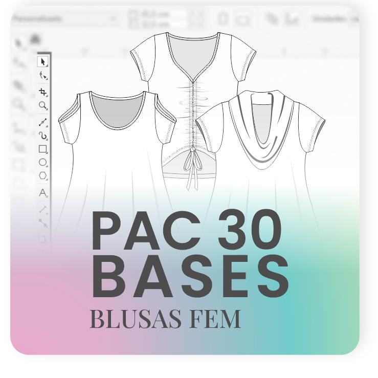 PAC 30 BASES BLUSAS FEM