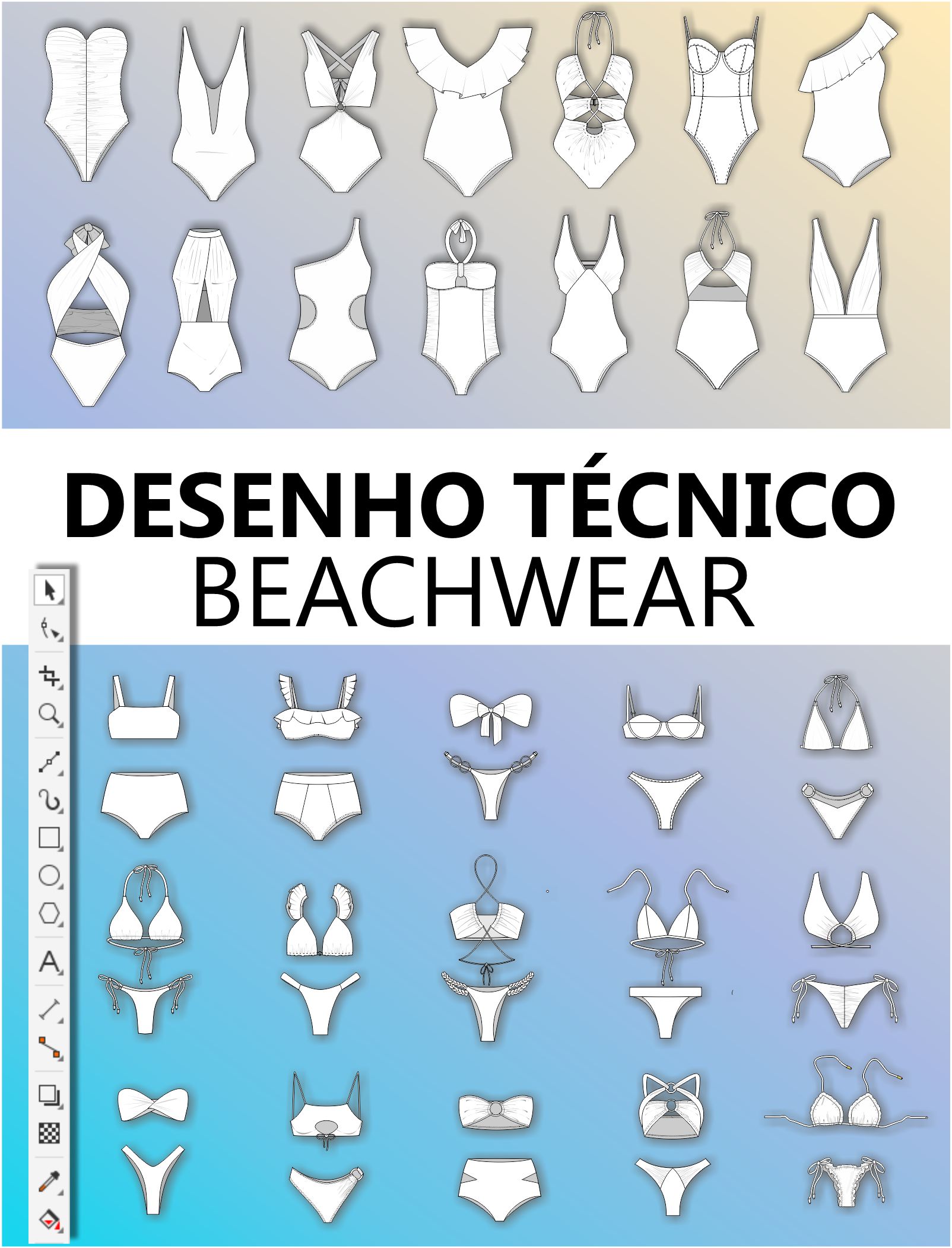 PAC BASES BEACHWEAR CAPA BOX